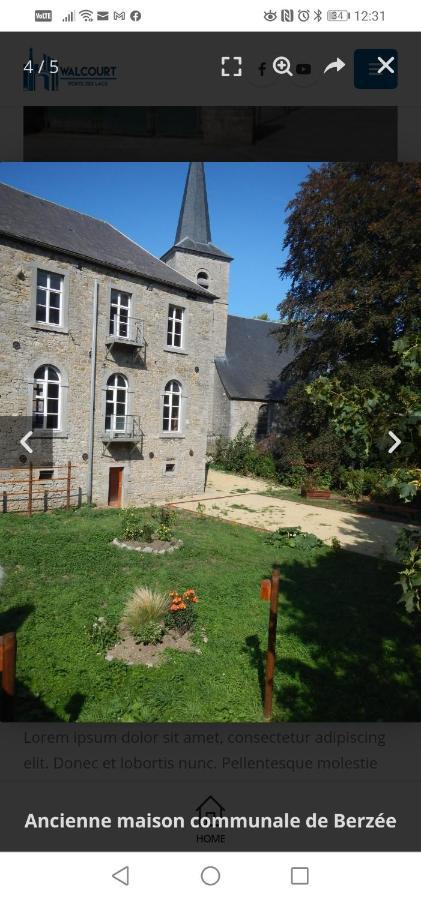 Maison D'Hote Les Notes Endormie Chambre Secrete Berzee Kültér fotó