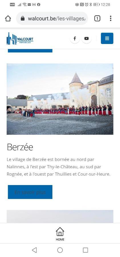 Maison D'Hote Les Notes Endormie Chambre Secrete Berzee Kültér fotó